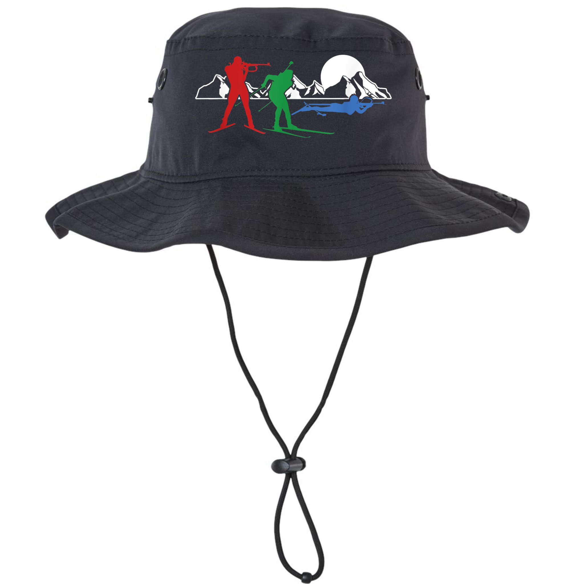 Biathlon Ski Winter Sports Cross Country Skiing Snow Bucket Hat