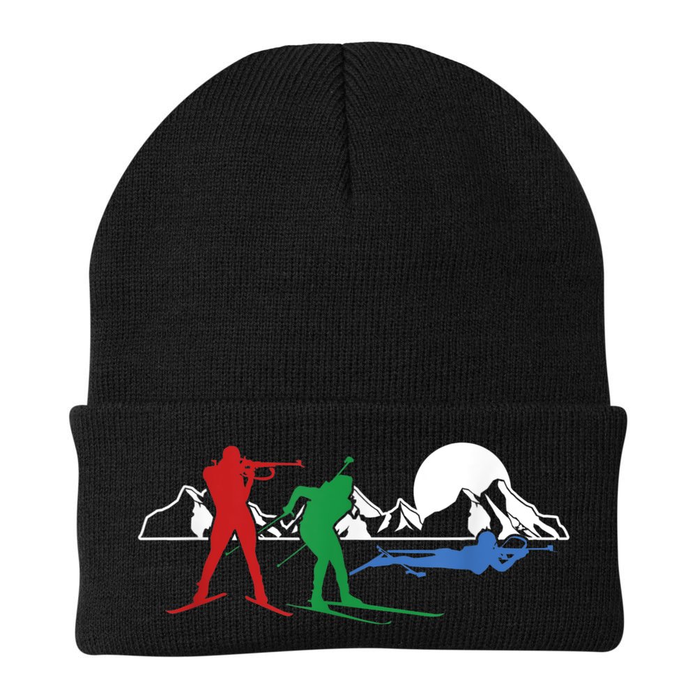 Biathlon Ski Winter Sports Cross Country Skiing Snow Beanie