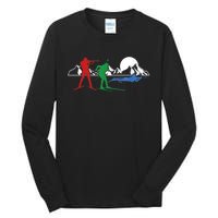 Biathlon Ski Winter Sports Cross Country Skiing Snow Tall Long Sleeve T-Shirt