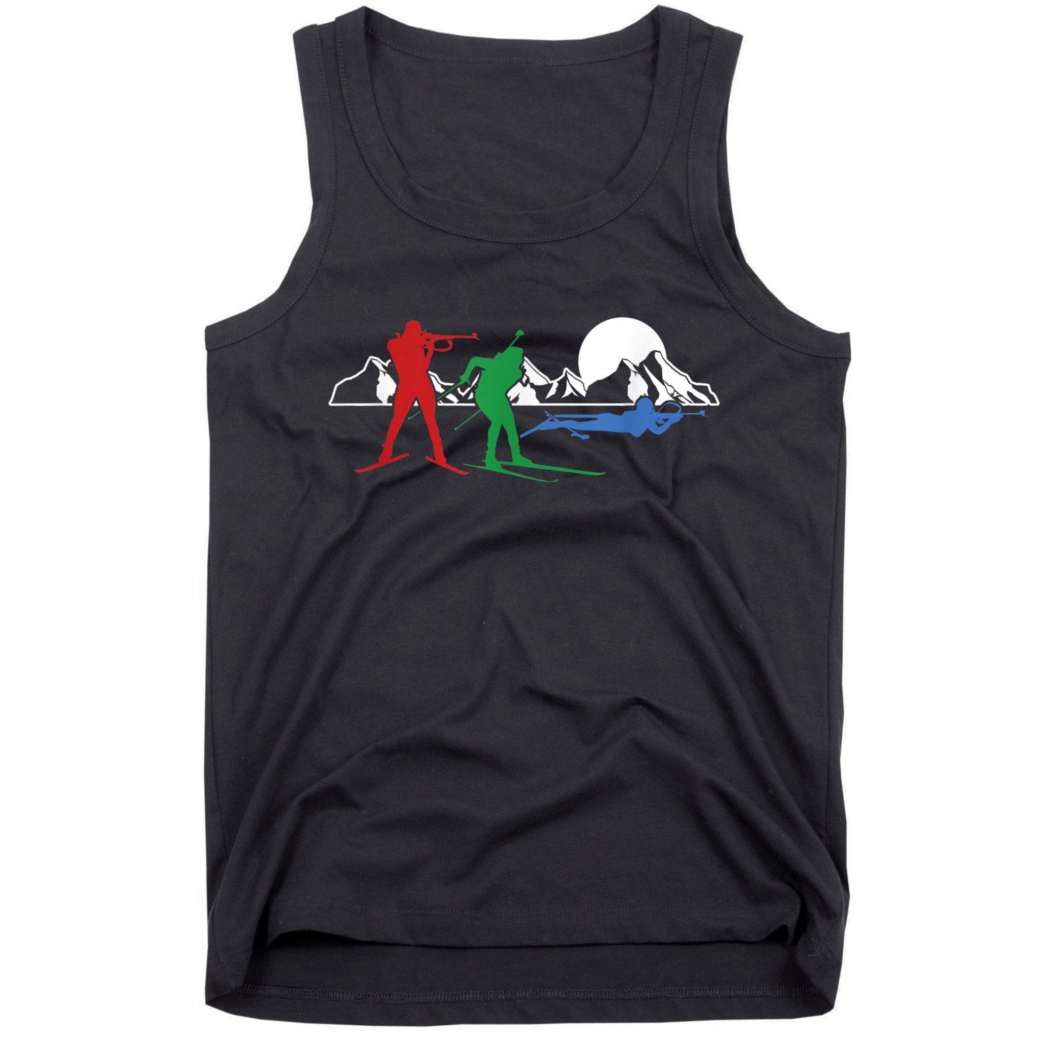 Biathlon Ski Winter Sports Cross Country Skiing Snow Tank Top