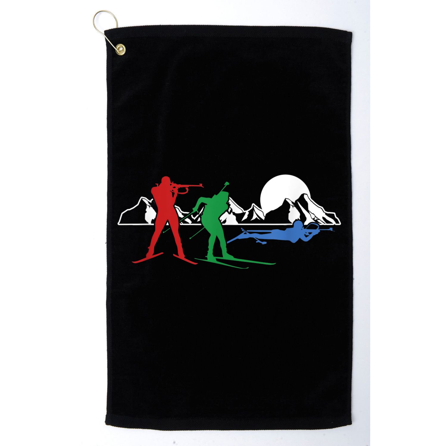Biathlon Ski Winter Sports Cross Country Skiing Snow Golf Towel