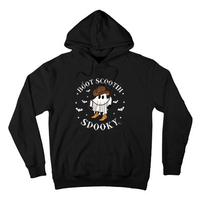 Bootscooting Spooky Western Cow Ghost Halloween Season Hoodie