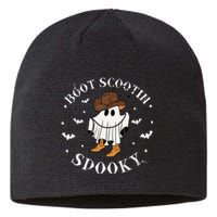 Bootscooting Spooky Western Cow Ghost Halloween Season Sustainable Beanie