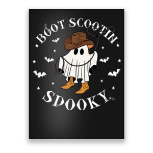 Bootscooting Spooky Western Cow Ghost Halloween Season Poster