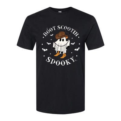 Bootscooting Spooky Western Cow Ghost Halloween Season Softstyle CVC T-Shirt