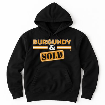 Burgundy Sold Washington Dc Hoodie