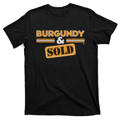 Burgundy Sold Washington Dc T-Shirt