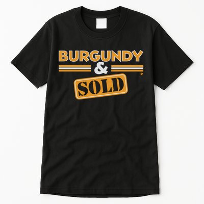 Burgundy Sold Washington Dc Tall T-Shirt