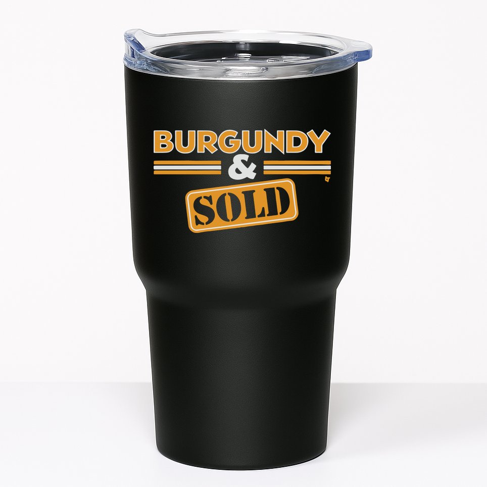 Burgundy Sold Washington Dc Tumbler