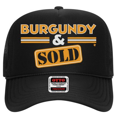 Burgundy Sold Washington Dc Trucker Hat