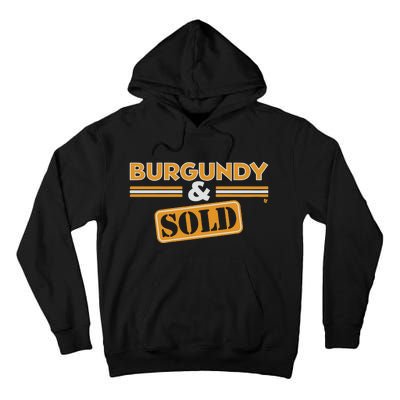 Burgundy Sold Washington Dc Tall Hoodie