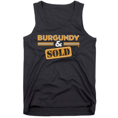 Burgundy Sold Washington Dc Tank Top