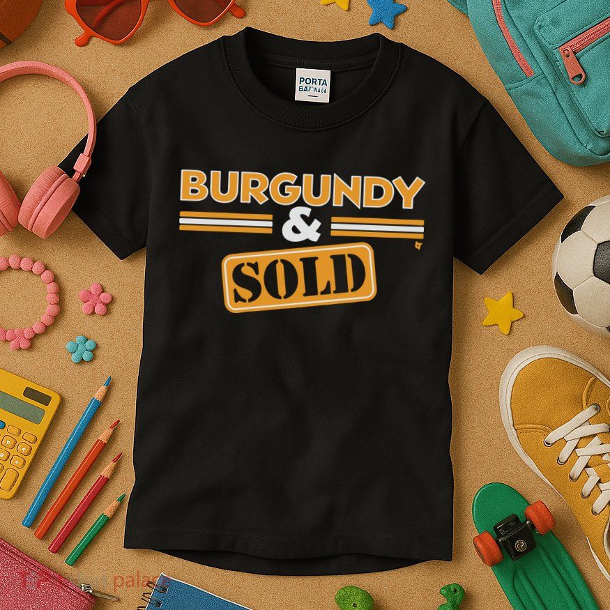 Burgundy Sold Washington Dc Kids T-Shirt