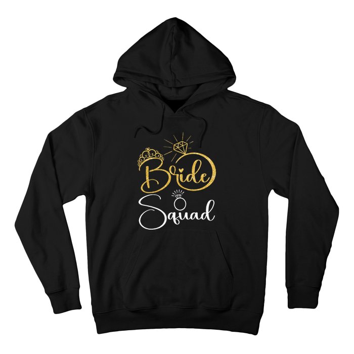 Bride Squad Wedding Bridal Shower Matching Family Team Hoodie