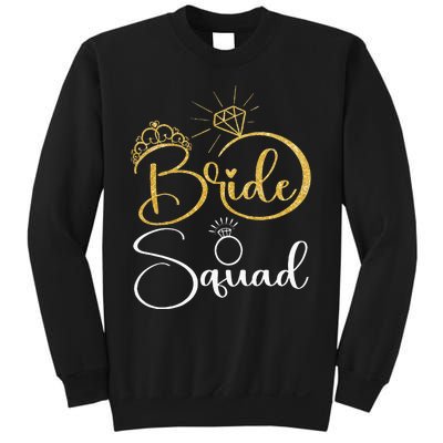 Bride Squad Wedding Bridal Shower Matching Family Team Sweatshirt