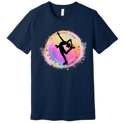 Biellman Spin Wo Ice Skating Dancer Cute Premium T-Shirt