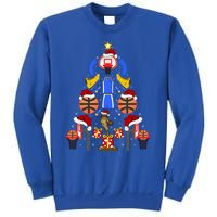 Basketball Sports Xmas Lighting Tree Basketball Christmas Cool Gift Sweatshirt