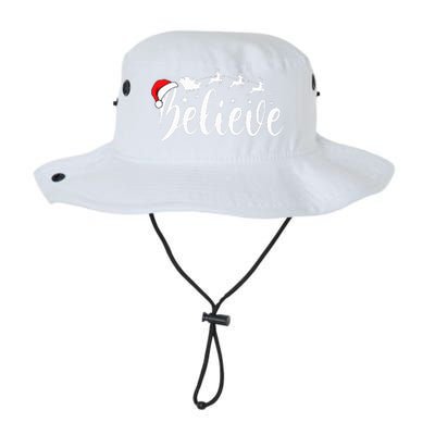 Believe Santa Xmas Pajama Funny Christmas Vibes Legacy Cool Fit Booney Bucket Hat