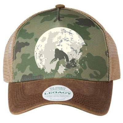 Bigfoot Sasquatch Yeti Gift Legacy Tie Dye Trucker Hat