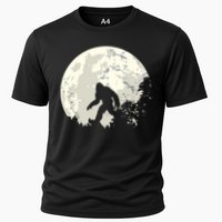 Bigfoot Sasquatch Yeti Gift Cooling Performance Crew T-Shirt