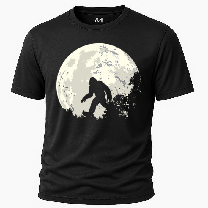 Bigfoot Sasquatch Yeti Gift Cooling Performance Crew T-Shirt