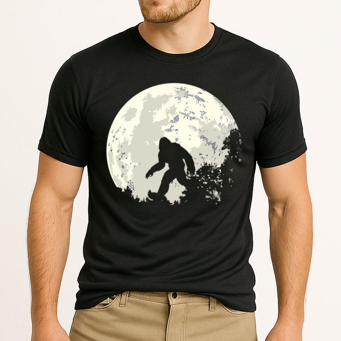 Bigfoot Sasquatch Yeti Gift Cooling Performance Crew T-Shirt