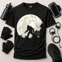 Bigfoot Sasquatch Yeti Gift Cooling Performance Crew T-Shirt