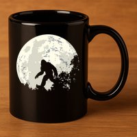 Bigfoot Sasquatch Yeti Gift 11oz C Handle Ceramic Mug