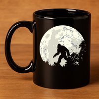 Bigfoot Sasquatch Yeti Gift 11oz C Handle Ceramic Mug