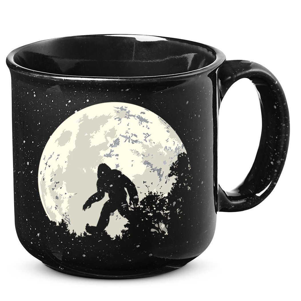 Bigfoot Sasquatch Yeti Gift 15oz Campfire Ceramic Mug
