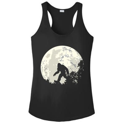 Bigfoot Sasquatch Yeti Gift Ladies PosiCharge Competitor Racerback Tank