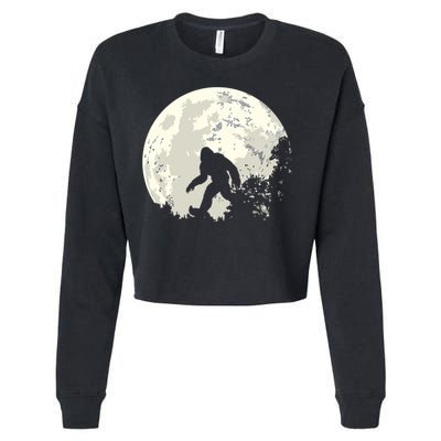 Bigfoot Sasquatch Yeti Gift Cropped Pullover Crew