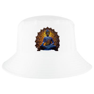 Buddha Statue Yoga Buddhist Zen Buddhism Meditation Cool Comfort Performance Bucket Hat