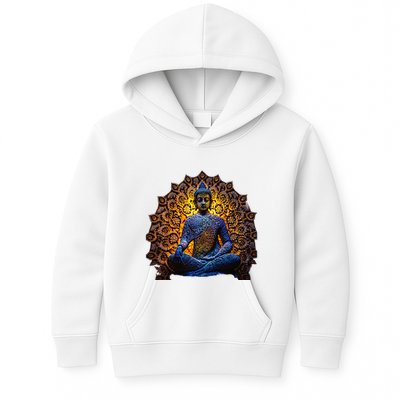 Buddha Statue Yoga Buddhist Zen Buddhism Meditation Kids Hoodie