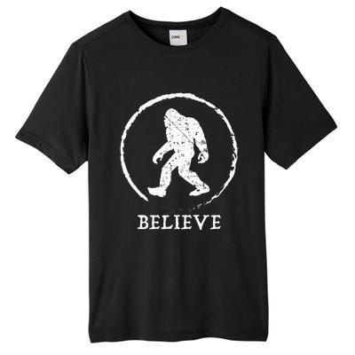 Bigfoot Sasquatch Yeti Believe Tall Fusion ChromaSoft Performance T-Shirt