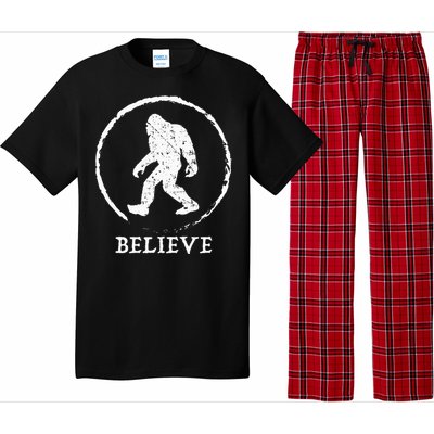 Bigfoot Sasquatch Yeti Believe Pajama Set