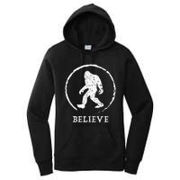 Bigfoot Sasquatch Yeti Believe Women's Pullover Hoodie