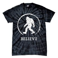 Bigfoot Sasquatch Yeti Believe Tie-Dye T-Shirt