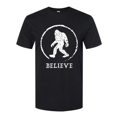 Bigfoot Sasquatch Yeti Believe Softstyle CVC T-Shirt