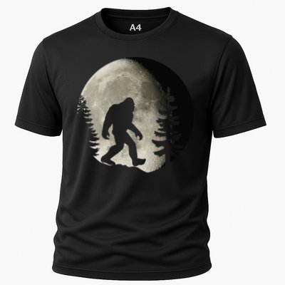 Bigfoot, Sasquatch, Yeti, Moon Performance Shirt