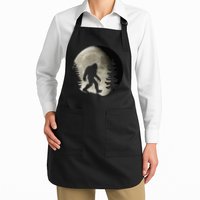 Bigfoot, Sasquatch, Yeti, Moon Apron