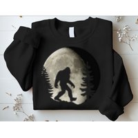 Bigfoot, Sasquatch, Yeti, Moon Sweatshirt