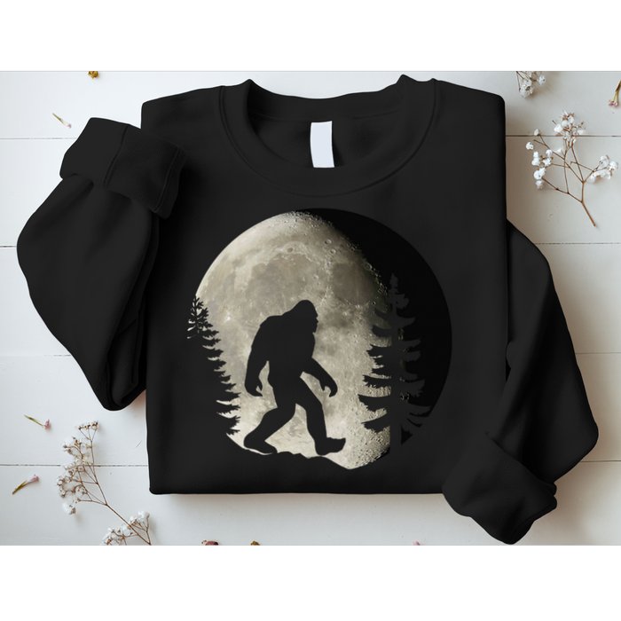 Bigfoot, Sasquatch, Yeti, Moon Sweatshirt