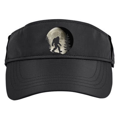Bigfoot, Sasquatch, Yeti, Moon Adult Drive Performance Visor