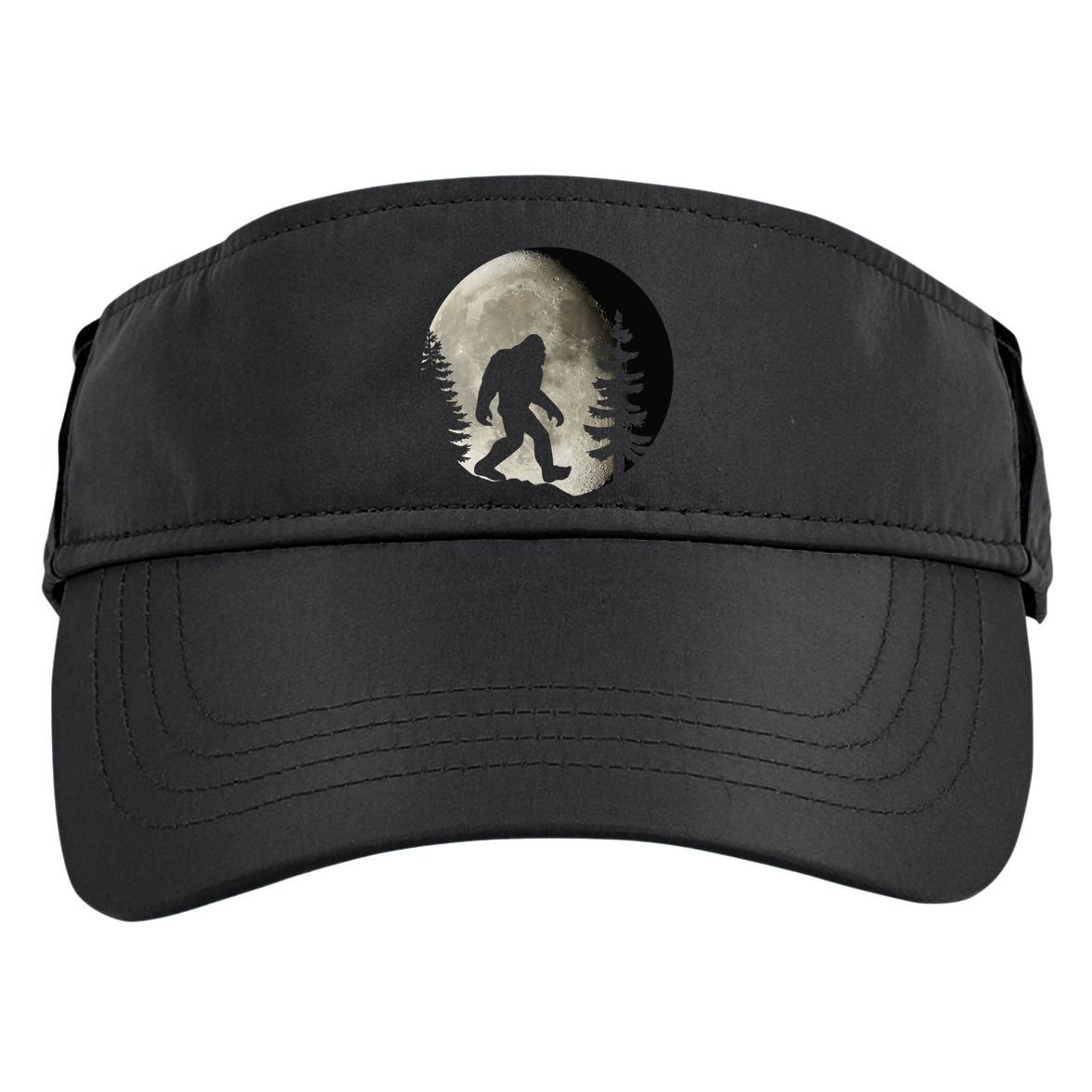 Bigfoot, Sasquatch, Yeti, Moon Adult Drive Performance Visor