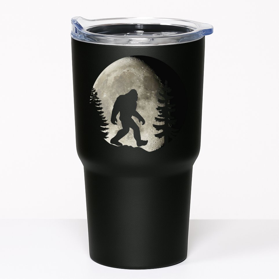 Bigfoot, Sasquatch, Yeti, Moon Tumbler