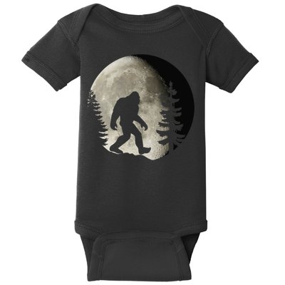 Bigfoot, Sasquatch, Yeti, Moon Baby Bodysuit
