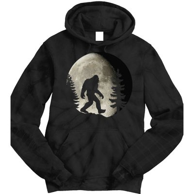Bigfoot, Sasquatch, Yeti, Moon Tie Dye Hoodie