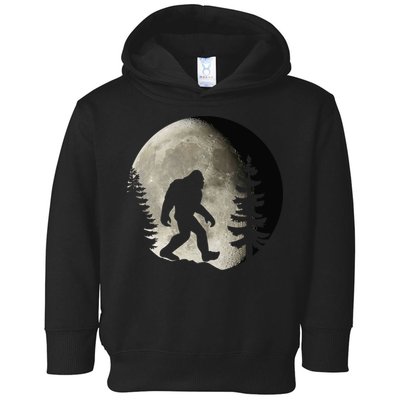 Bigfoot, Sasquatch, Yeti, Moon Toddler Hoodie