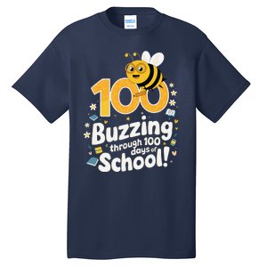 Buzzing Through 100 Days Of School Celebration Classroom Tall T-Shirt